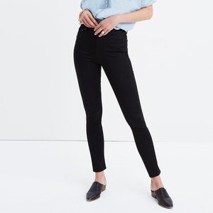 Madewell | 10" High-Rise Skinny Jeans, Carbondale Wash (Black) F9226 | Size: 26